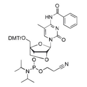 DMT-2’-0-4'-C-Locked-5-Me-C(Bz)-Phosphoramidite