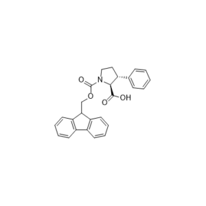 (2S,3R)-1-(((9H-fluoren-9-yl)methoxy)carbonyl)-3-phenylpyrrolidine-2-carboxylic acid