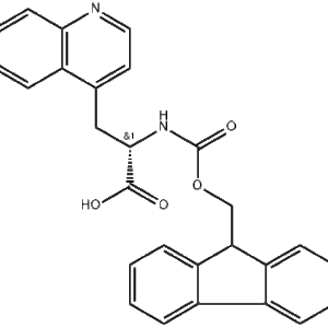 4-Quinolinepropanoic acid, α-[[(9H-fluoren-9-ylmethoxy)carbonyl]amino]-, (αS)-