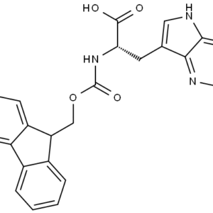 1H-Pyrrolo[3,2-b]pyridine-3-propanoic acid, α-[[(9H-fluoren-9-ylmethoxy)carbonyl]amino]-, (αS)-