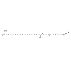 N3-PEG2-NHCO-C15-Acid