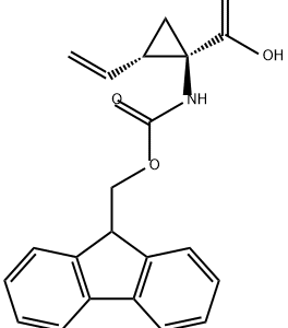 Cyclopropanecarboxylic acid, 2-ethenyl-1-[[(9H-fluoren-9-ylmethoxy)carbonyl]amino]-, (1R,2S)-