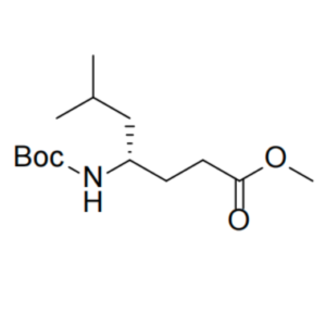 (S)-methyl 4-(Boc- amino)-6- methylheptanoate