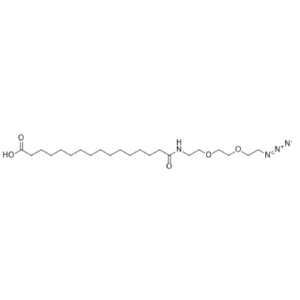 N3-PEG2-NHCO-C15-Acid