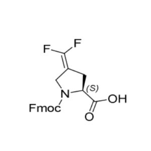 3-(difluoromethylidene)-1-{[(9H-fluoren-9-yl)methoxy]carbonyl}azetidine-2-carboxylic acid    3083478-77-4