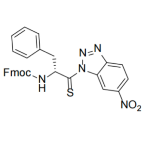 (9H-fluoren-9- yl)methyl    (R)-(1-(6- nitro-1H- benzo[d][1,2,3]triazol -1-yl)-3-phenyl-1- thioxopropan-2- yl)carbamate