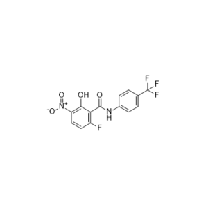 6-fluoro-2-hydroxy-3-nitro-N-(4-(trifluoromethyl)phenyl)benzamide