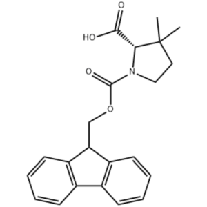 1,2-Pyrrolidinedicarboxylic acid, 3,3-dimethyl-, 1-(9H-fluoren-9-ylmethyl) ester, (2S)-