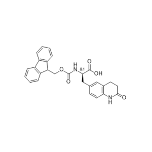 rac-(R)-2-((((9H-fluoren-9-yl)methoxy)carbonyl)amino)-3-(2-oxo-1,2,3,4-tetrahydroquinolin-6-yl)propanoic acid